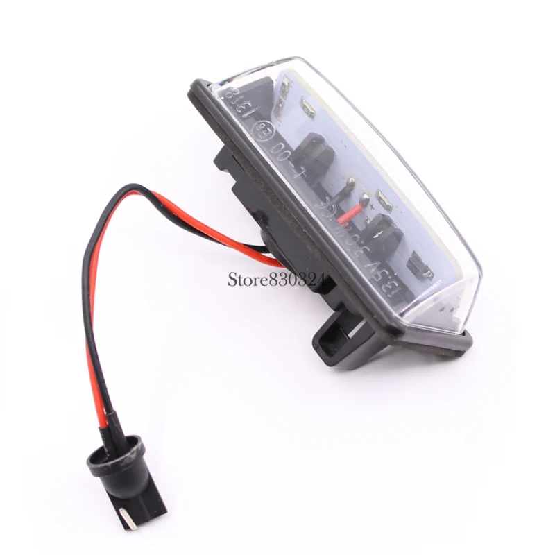 2 шт. ксеноновый белый 18SMD светодиодный светильник номерного знака Лампы для Nissan