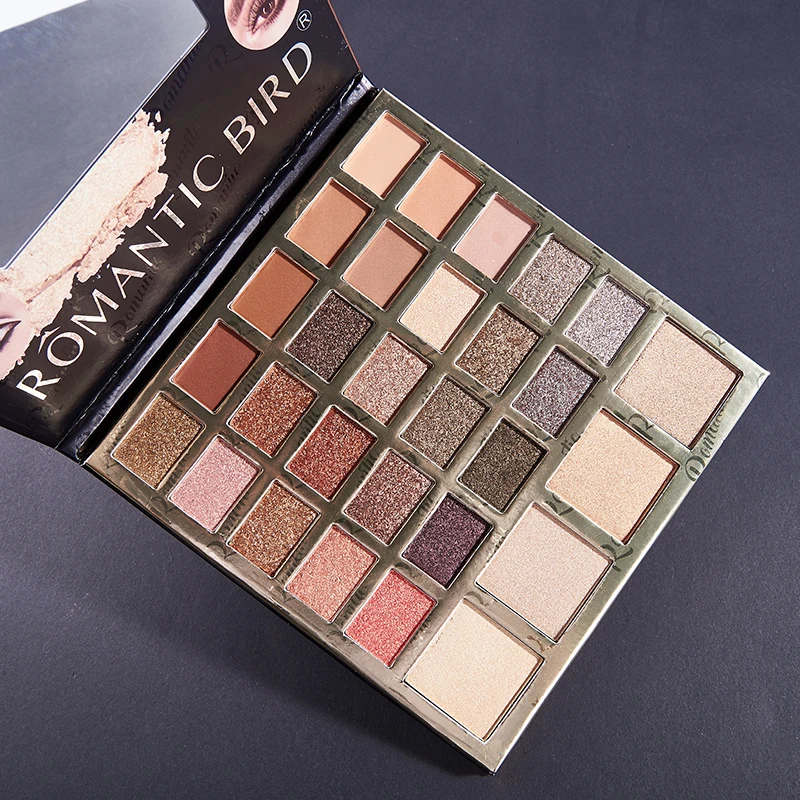 Красивая блестящая палитра теней для век 29 цветов матовая Мерцающая стойкая