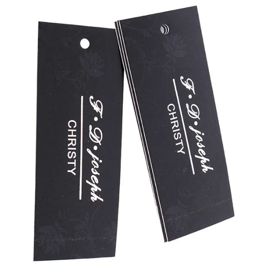 

customized paper hang tag Trademark manufacture/Labels for clothes personized logo Custom Printting