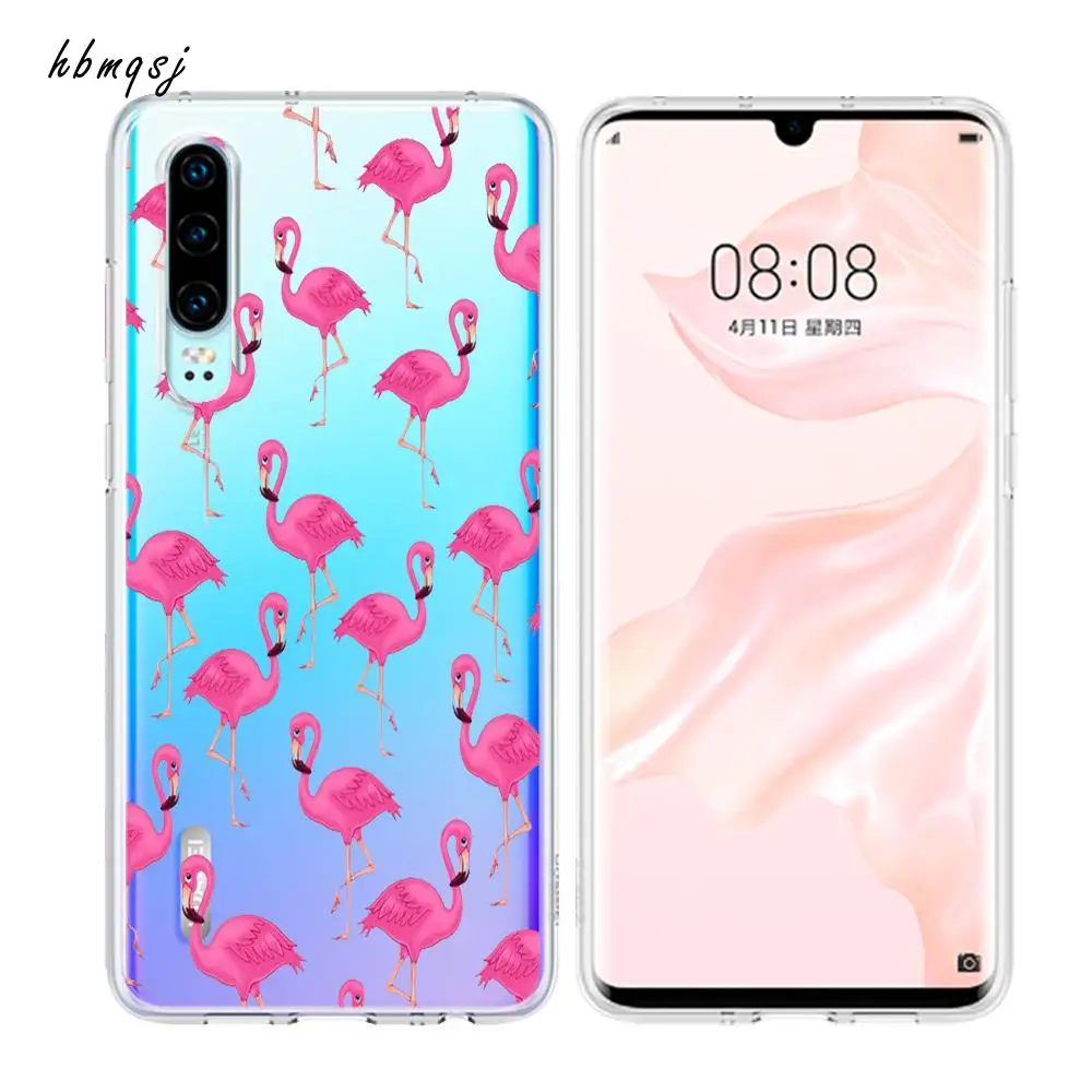 Милый чехол для huawei p30 lite силиконовый мягкий с рисунком кота панды павлина