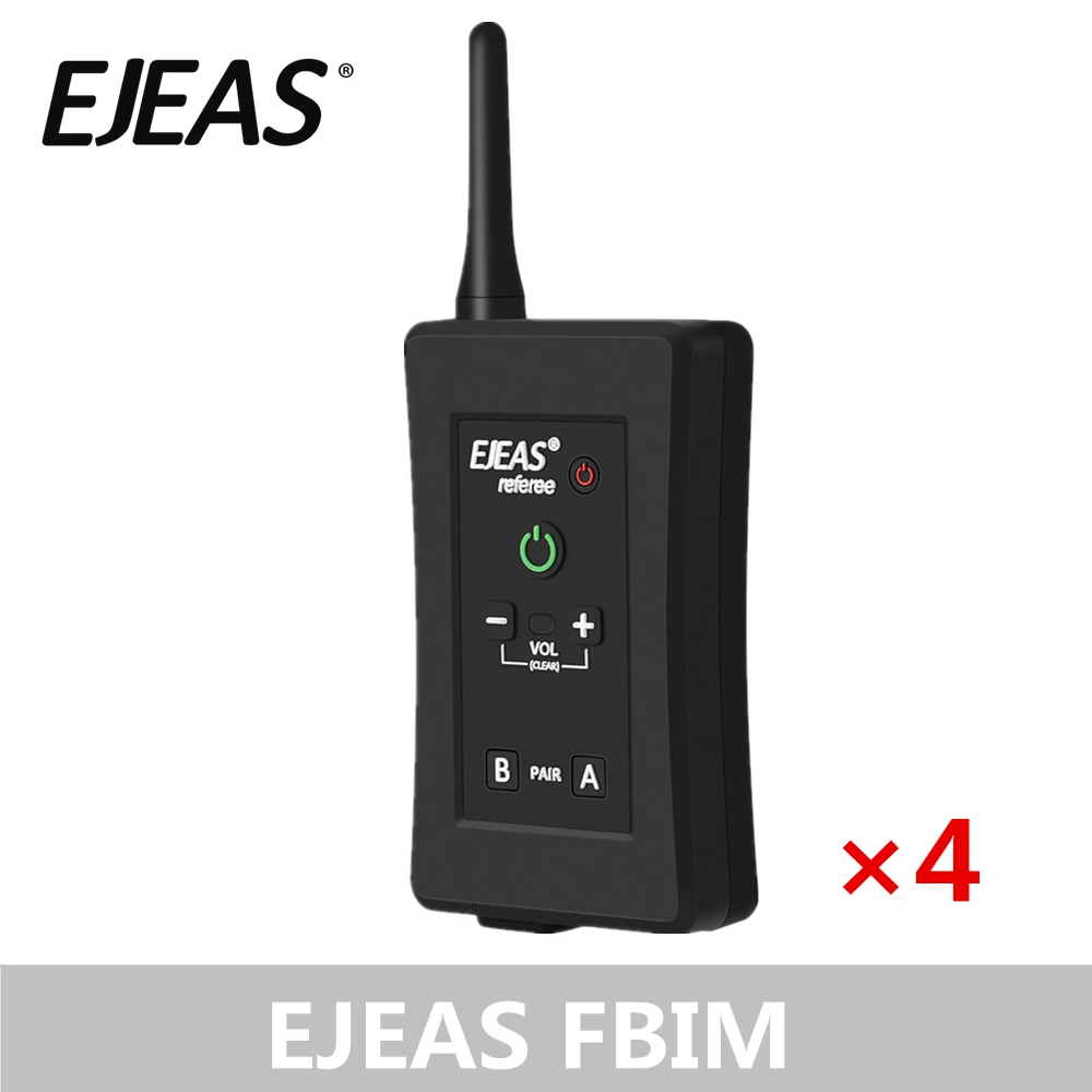 

4 шт., Bluetooth-гарнитура для рефери, 1,2 км