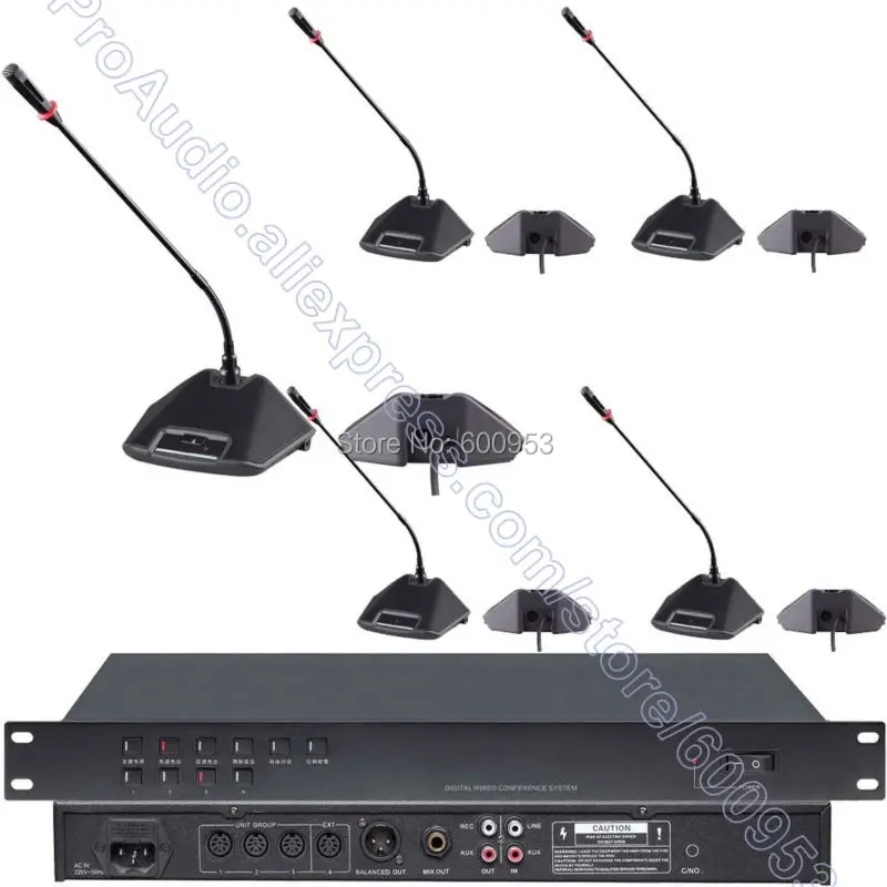 Микрофон MICWL 350M E25 Pro 25 настольная для совещаний 1 24 человека микрофон система