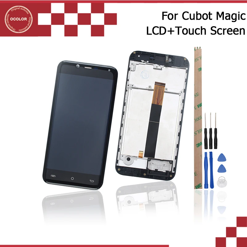 Ocolor для Cubot Magic ЖК-дисплей и сенсорный экран + рамка сборка Ремонт Часть 5 0 дюймов