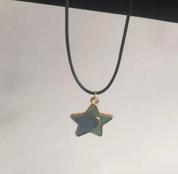 X 0167 1 шт. модное простое ожерелье Dreamer девушка Пентакль звезда Луна Звезда