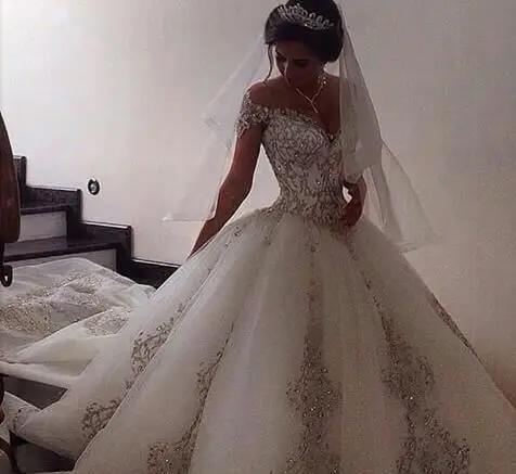 Роскошное кружевное свадебное платье Vestido de noiva свадебные платья с кристаллами