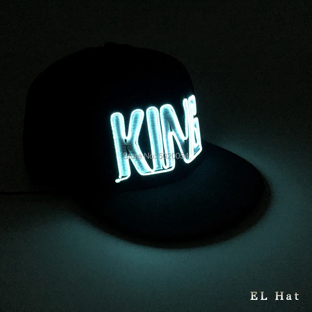 Новинка танцевальный DJ клуб декоративная светящаяся Кепка в стиле хип хоп