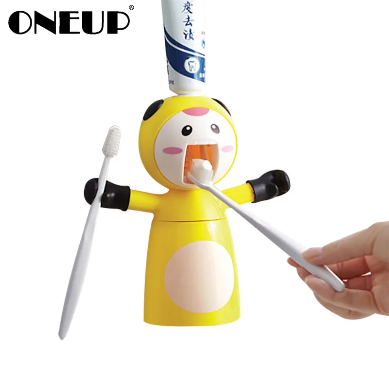 ONEUP держатель для зубных щеток с героями мультфильмов автоматический дозатор