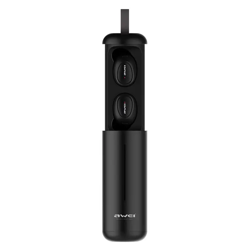 Новинка AWEI T5 бинауральные беспроводные портативные спортивные Bluetooth наушники V5.0