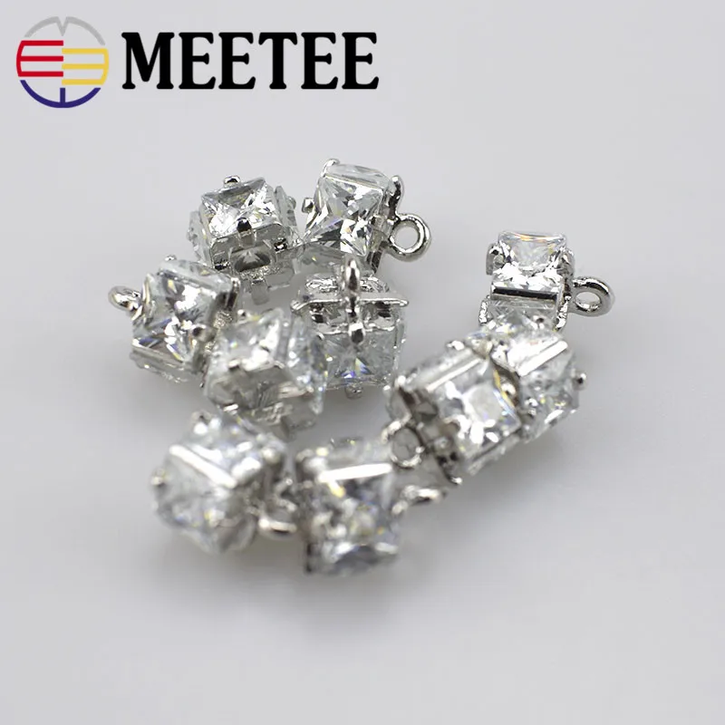 Meetee 5 шт. новый сплав кулон пряжка украшение для волос ручной работы DIY браслет