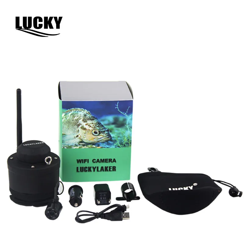 LUCKY Wifi подводная рыболовная камера и инспекция 80 м Беспроводная Рабочая