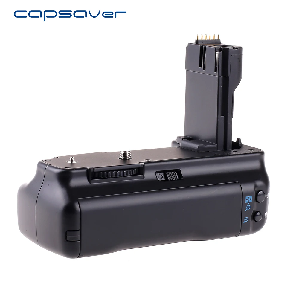 Capsaver вертикальный Батарейная ручка для Canon EOS 50D 40D 30D 20D Камера заменить BG-E2N Multi-power