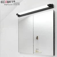 ecobrt modern mirror light led bathroom vanity wall lamp makeup dressing table mirror cabinet lamp blackwhite color