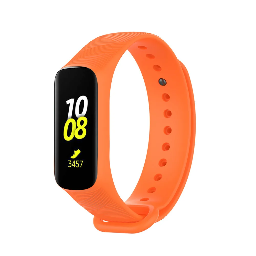 Ремешок силиконовый для смарт-часов Samsung Galaxy fit-e SM-R375 спортивный Регулируемый