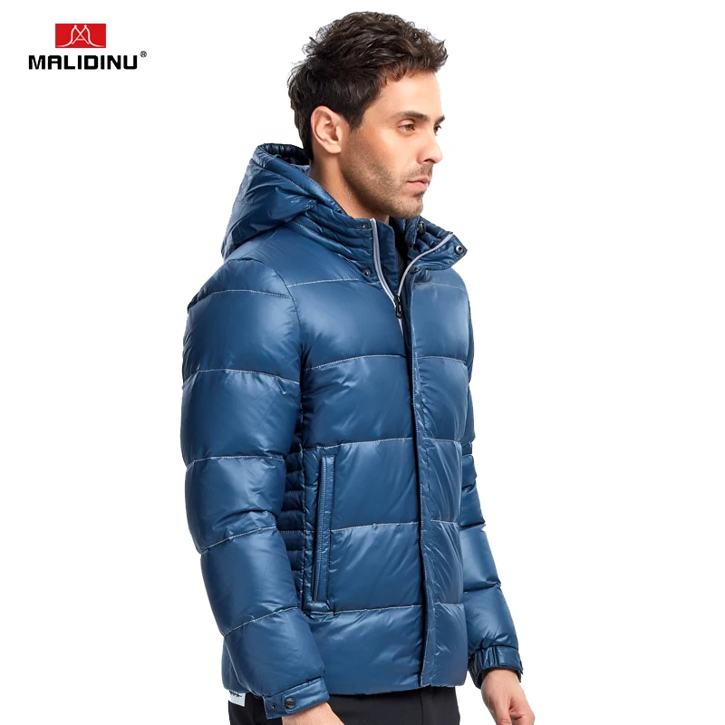 MALIDINU 2022 New Collection Men Down Jacket 70% White Duck Down Winter Down Coat Parka Thick Jacket European Size Free Shipping
