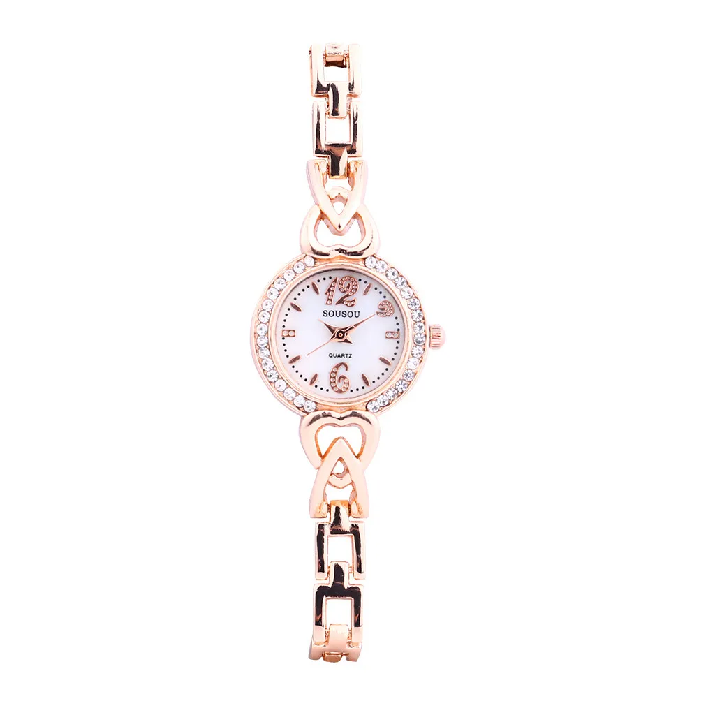 Женские часы-браслет модные роскошные кварцевые часы Брендовые женские