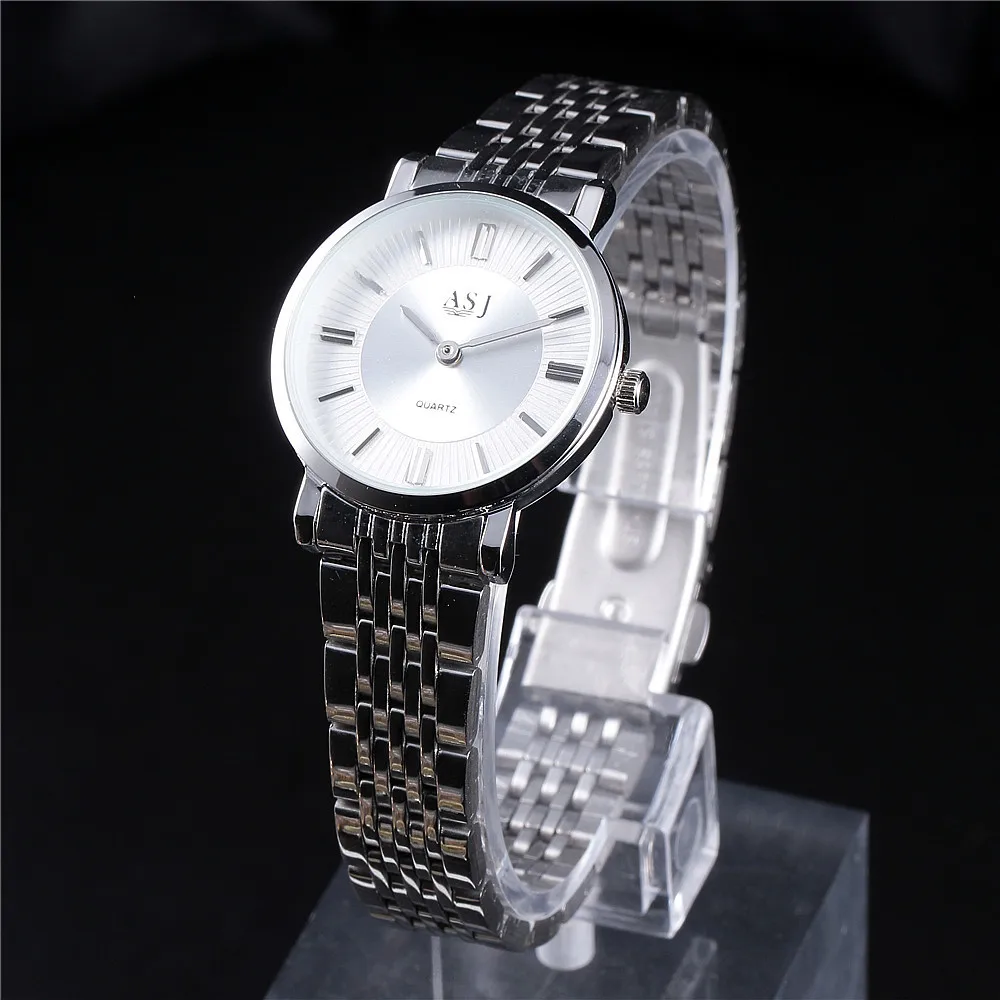 2017 МОДНЫЕ ЖЕНСКИЕ НАРЯДНЫЕ часы Роскошные женские повседневные Женские Простые