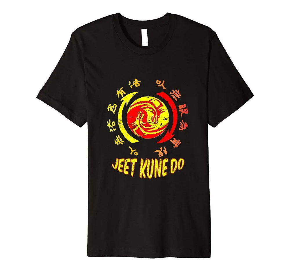 

Jeet Kune Do Jkd Смешанные боевые искусства Дракон ММА 100% хлопок футболка мужская летняя дешевая распродажа предхлопковая Мужская футболка идеи