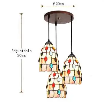 Светодиодные подвесные светильники Тиффани FUMAT комнатное освещение с абажуром