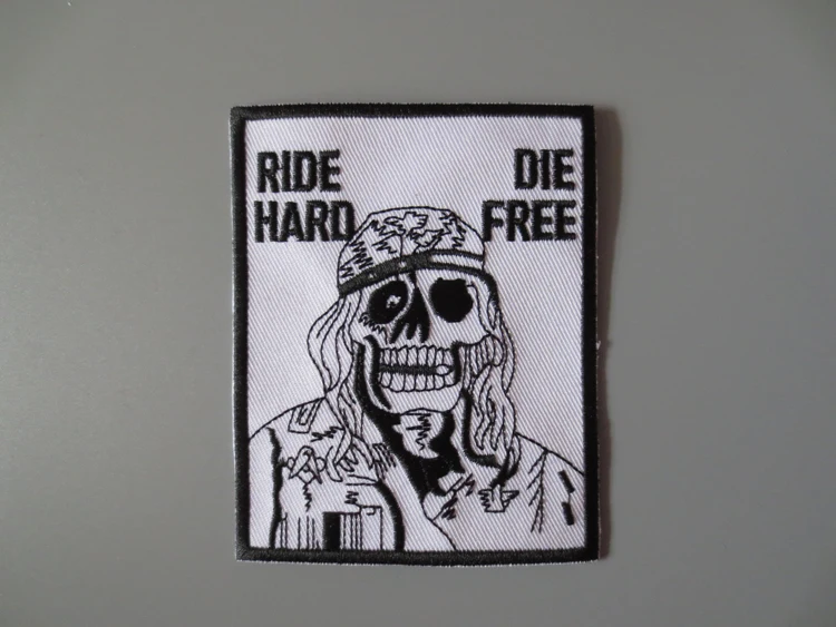 Защитные нашивки с вышитыми черепами для езды на мотоцикле байкерском клубе 8*10