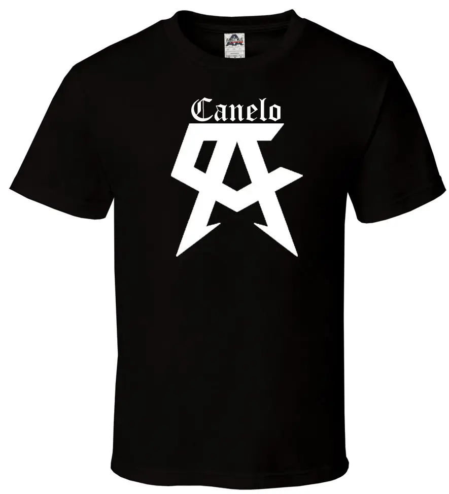 CANELO-Черная футболка белая Saul Alvarez Boxinger Champ Team Box все размеры S-2XL футболки