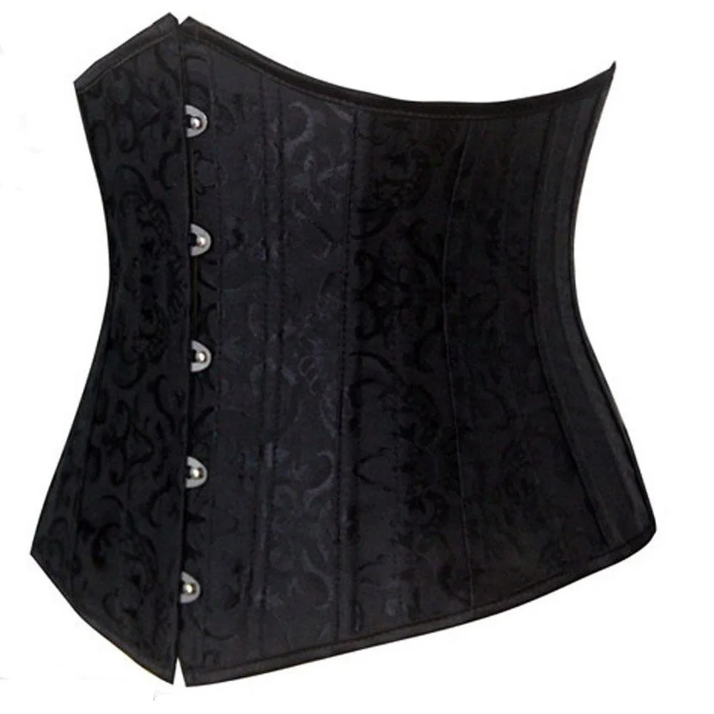 Облегающий боди из 24 стальных костей сексуальный корсет бюстье под грудью