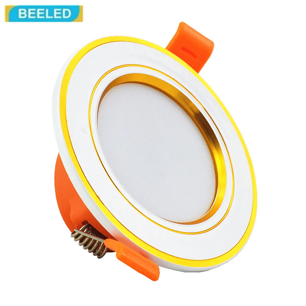 

LED Downlights Recessed light LED lights 3W 110V 220V LED lamp bulb home decor downlights aluminum white