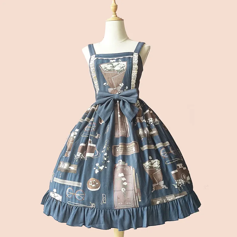 

Graduation Season ~ Sweet Printed Lolita JSK Dress Casual Party Dress by Infanta