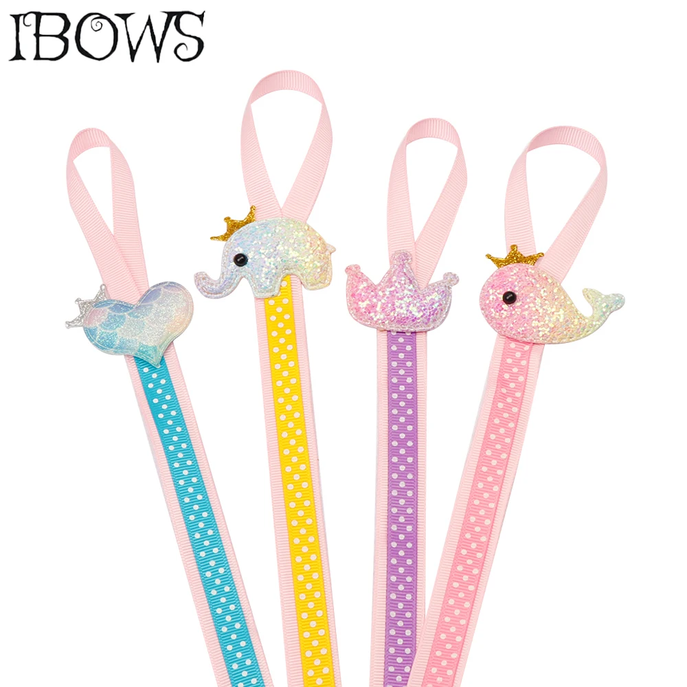 Органайзер для волос с бантом IBows девочек аксессуары блестками 2 слоя держатель