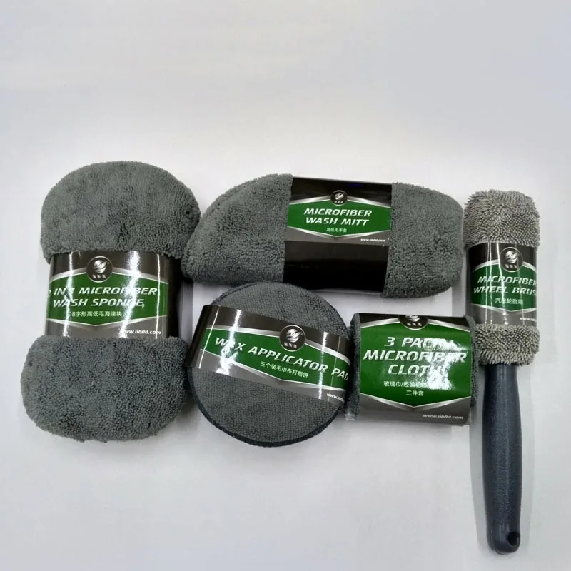 9 шт. щётка из микрофибры для чистки автомобиля|Губки тряпки и щетки| |