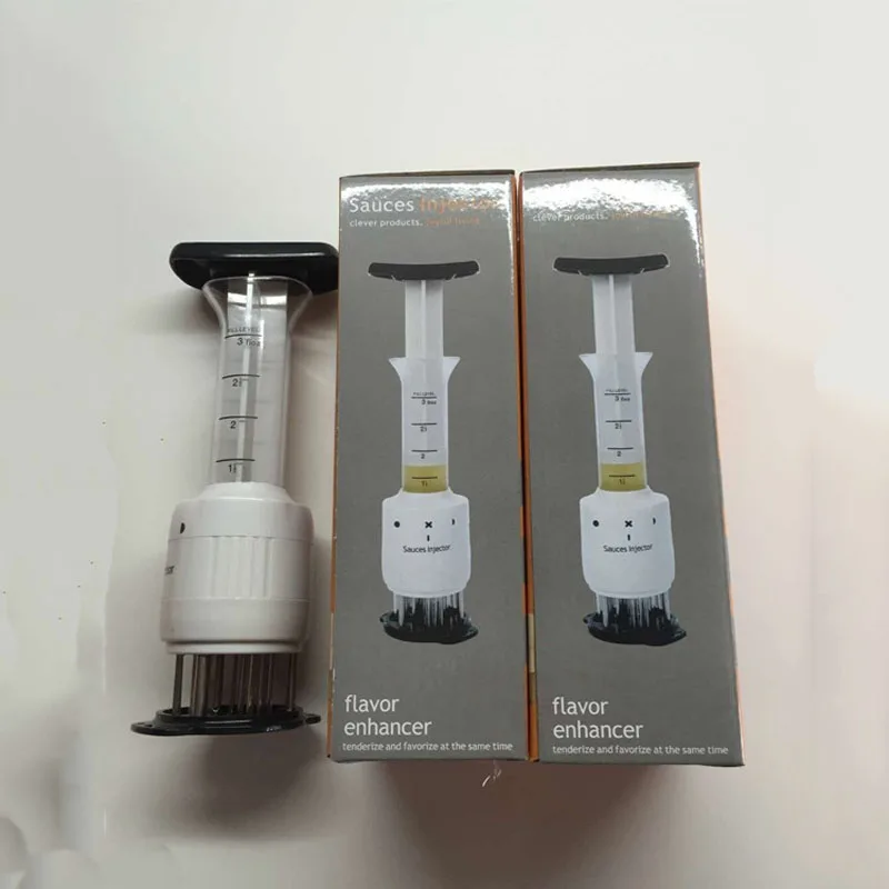 Geebake кухня инъекции Тип стейк иглы Мясо Tenderizer иглы с нержавеющей стали сосновой иглы кухонные инструменты