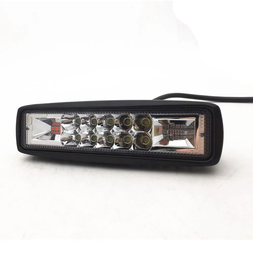 2 шт. 12V 24V автомобиль 24 Вт 6 дюймов Led Предупреждение аварийный светильник со стробоскопической вспышкой светильник бар для вилочного погрузчика машинками) UTV Jeep пикап мотоциклы