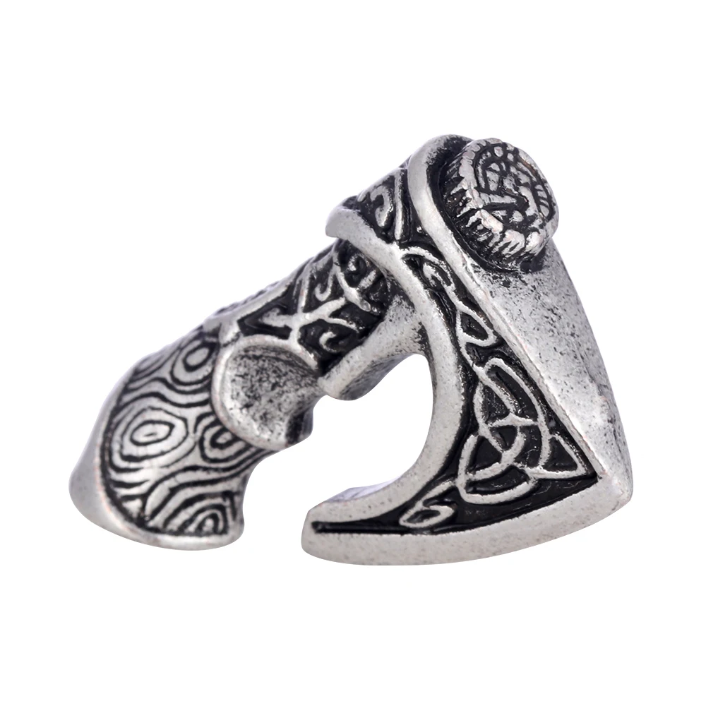 Античное серебро топор Перуна нордическая Руна Ax бусины для ювелирных украшений