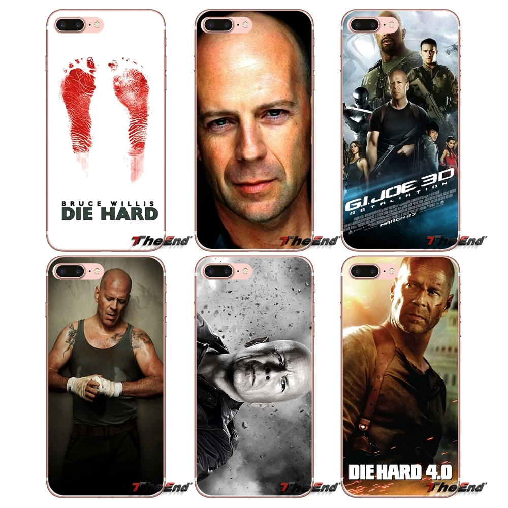 Bruce Willis Die Hard Movie Soft TPU Case For Huawei G7 G8 Ascend P7 P8 P9 Lite Honor 4C 5X 5C 6X Mate 7 8 9 Y3 Y5 Y6 II Pro | Мобильные