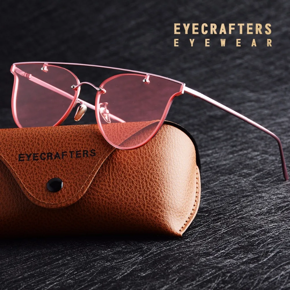 Eyecrafters оригинальный бренд поляризованные солнцезащитные очки модные кошачий