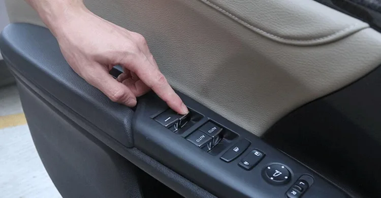 Автостайлинг для Honda 7 шт. АБС-пластик хром переключатель двери окна кнопки