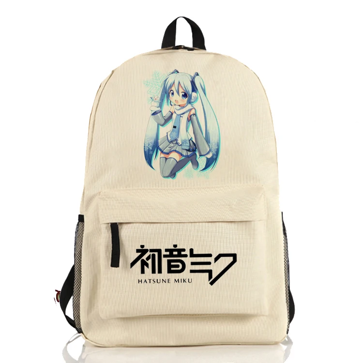 Аниме Vocaloid Hatsune Miku рюкзак для девочек сумки на плечо студенческие рюкзаки с