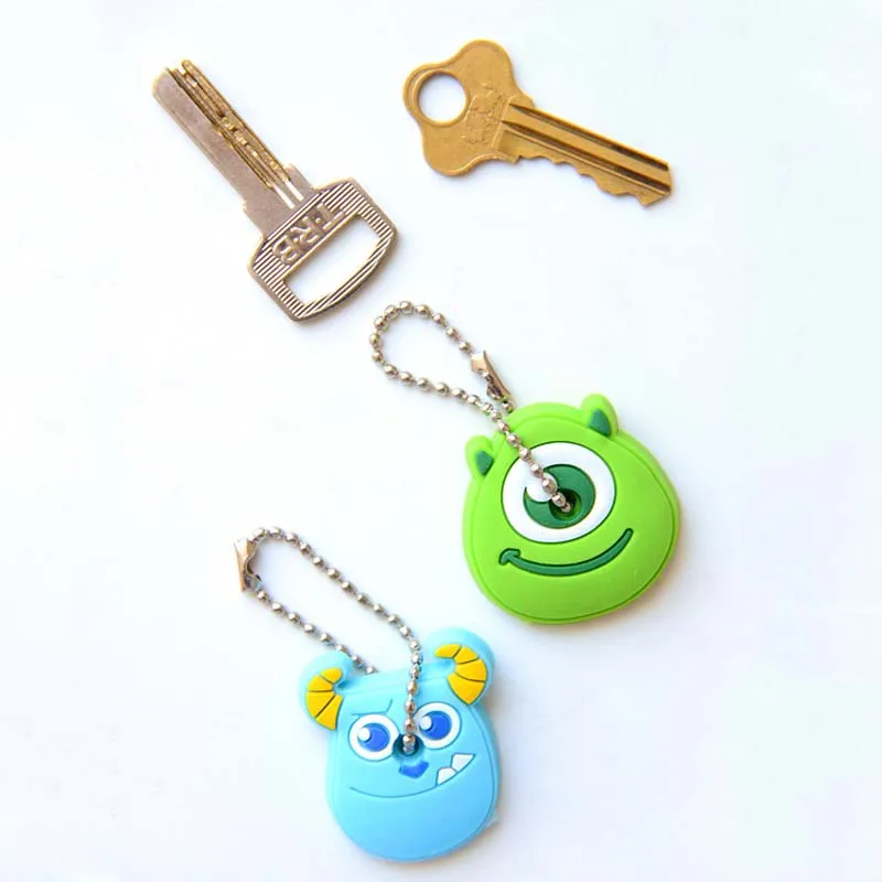 4 шт. мультяшная модель Kawaii Медведь желтый курица резиновый ключ бумажник держатель крюк чехол сумка для ключей обертывание сумка кошелек