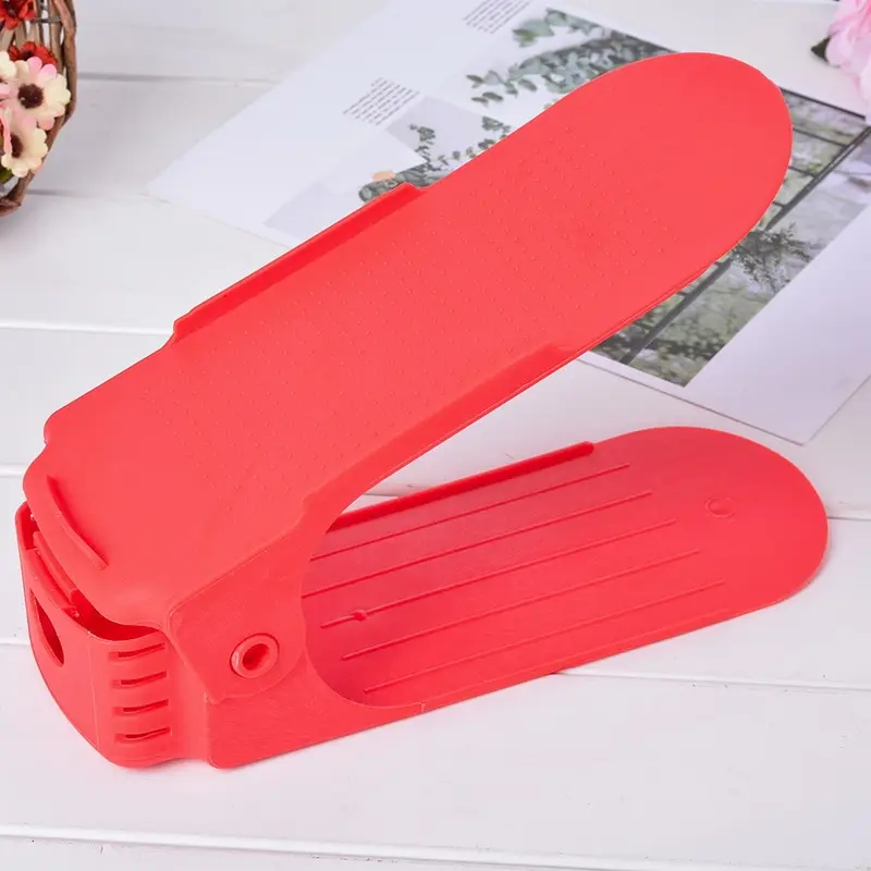 Прочные регулируемые полки для обуви органайзер двойная полка утолщенная