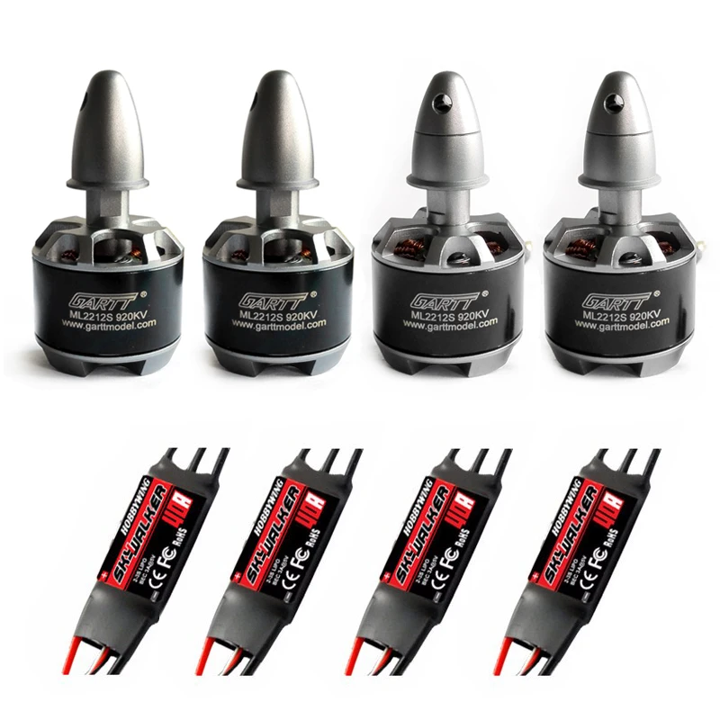 GARTT 2 шт. CW CCW ML2212S 920KV 230W 2212S бесколлекторный мотор радиоуправляемого квадрокоптера