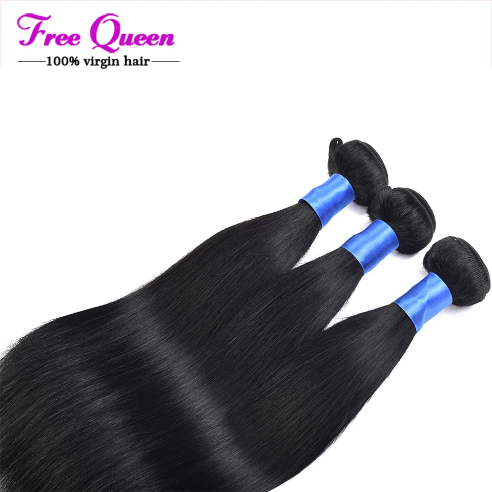 7A Brazilian Virgin Hair Straight With Closure Rosa Weave Bundles Lace Unprocessed |