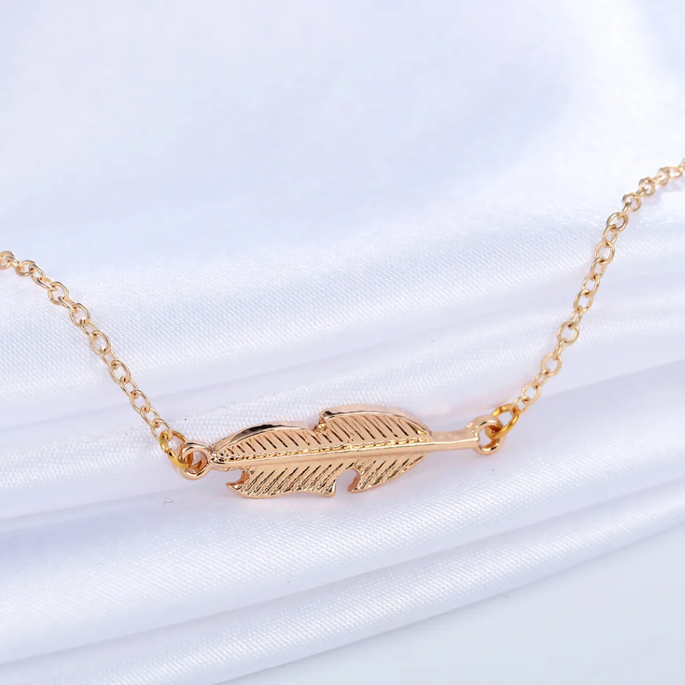 Женские браслеты манжеты Kinitial с простыми листьями и листьями|bracelet designer|designer