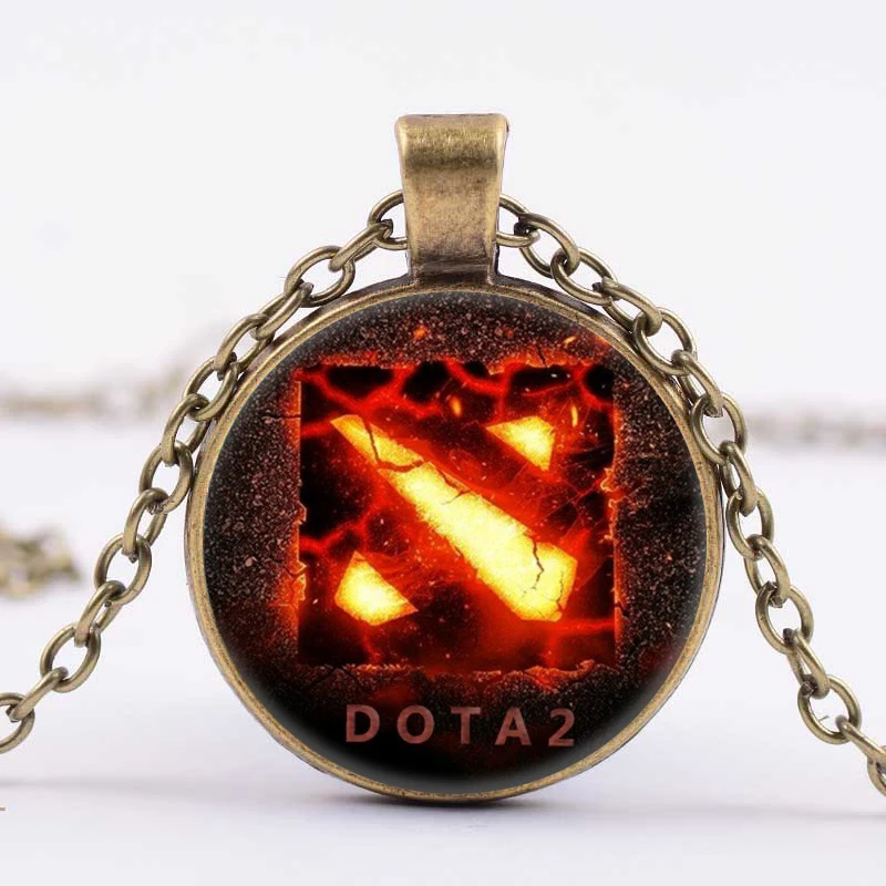Горячее предложение! Распродажа! Dota 2 ожерелье из стекла Collares стеклянная игра