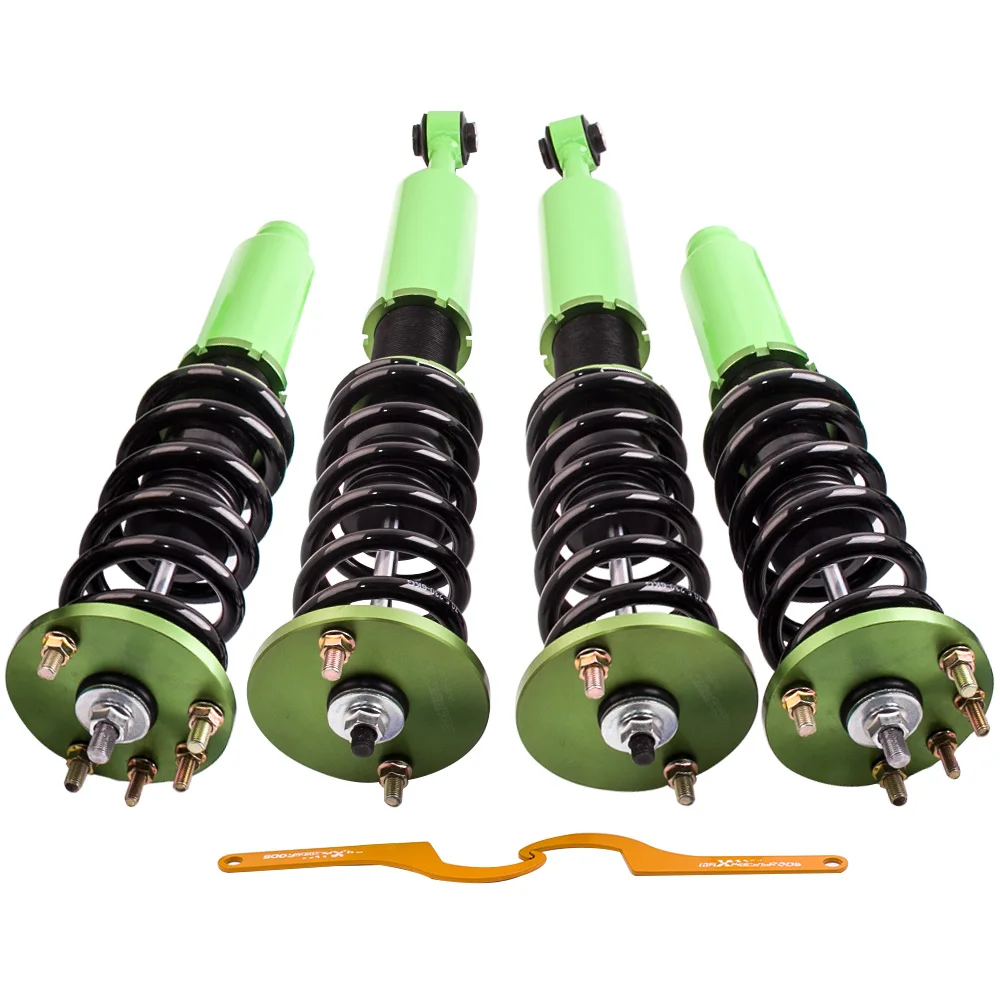 Для Honda Accord 2003-2007 полный coilover подвеска Снижение Наборы шок Распорки зеленый |