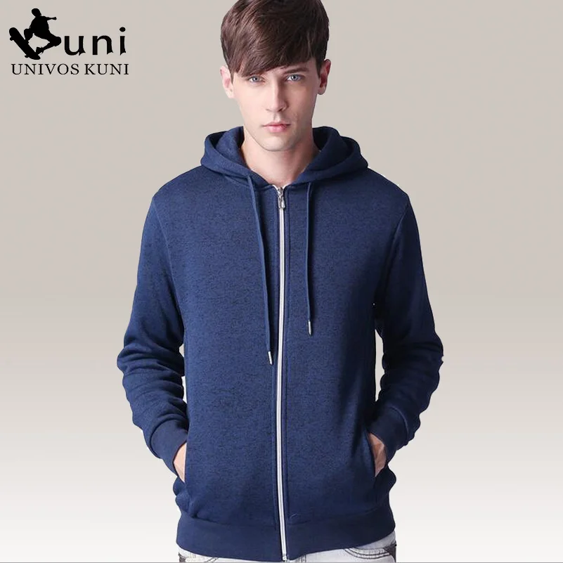 Плюс размер 4XL Мужчины Толстовки 2016 Новый Бренд Зима Осень хлопок Топ Мода Тонкий