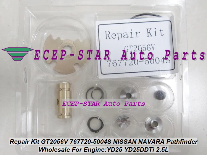 GT2056V 767720-5004S 14411-EB70B 769708-5004S Turbo Repair Kit rebuild Turbocharger For NISSAN NAVARA Pathfinder YD25 YD25DDTi | Автомобили