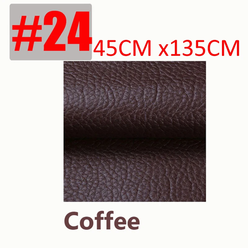 NO.24-45X135cm Экологически чистые самоклеющиеся кожные нашивки из искусственной кожи самоклеющиеся Скидки Большой из искусственной кожи патч ремонт диван с липкой - Цвет: NO.24-45X135cm