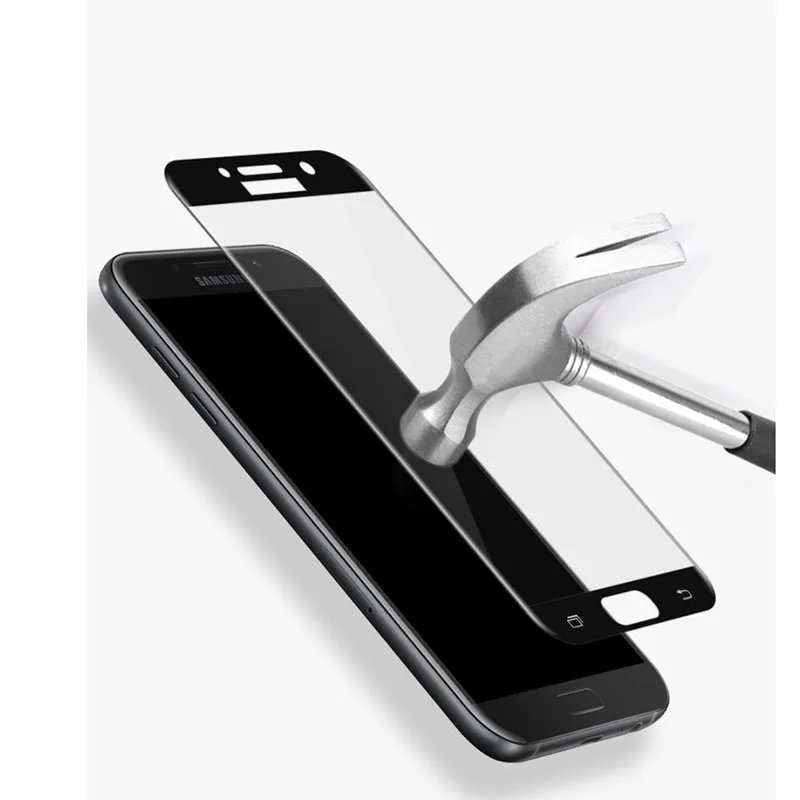 A520F 3D изогнутое покрытие стеклянная пленка для Samsung Galaxy A5 2017 A520 защитная из