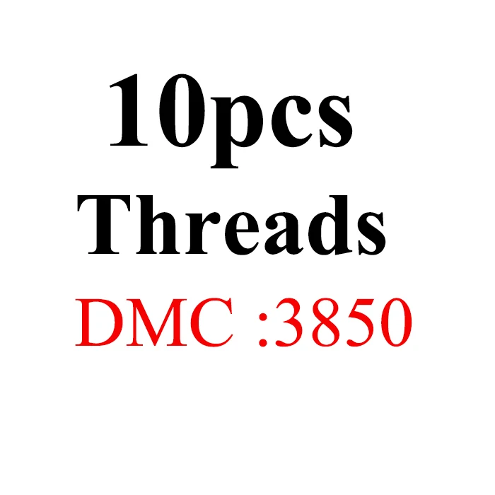10pcs-DMC3850 JOY SUNDAY, DMC3849-ECRU нить для вышивания крестиком 10 шт./лот 1,2 м Набор для вышивания крестиком для рукоделия шитье, моток пряжи ремесло - Цвет: 10pcs-DMC3850