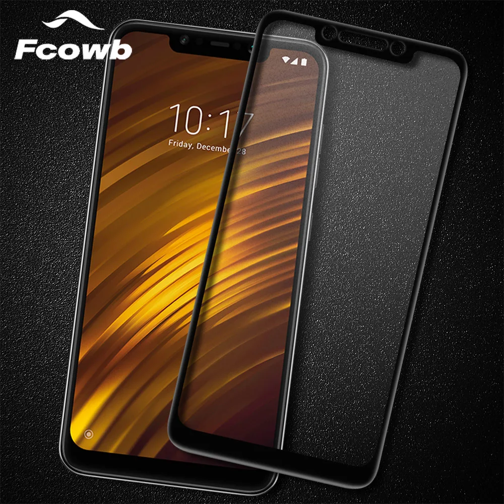 Стекло для Xiaomi Pocophone F1 закаленное 0 3 мм 5D с уровнем твердости 9 H полное покрытие