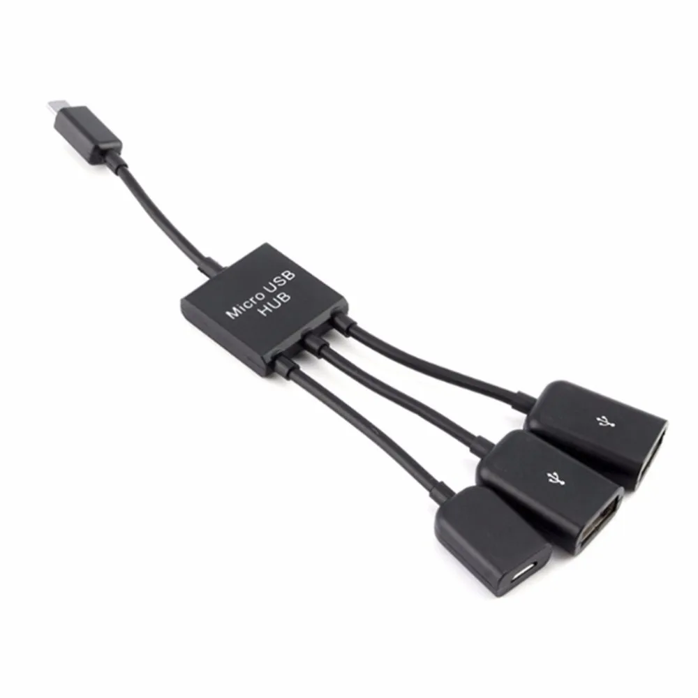 OTG 3/4 порт Micro USB зарядный концентратор кабель Spliter соединитель Адаптер для